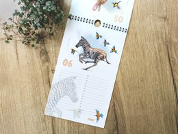 Dyrefødselsdagskalender, evighedskalender, miljøvenlig