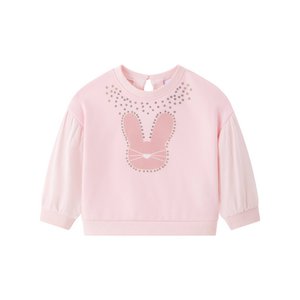 Baby-Hasen-Sweatshirt mit Glitzer