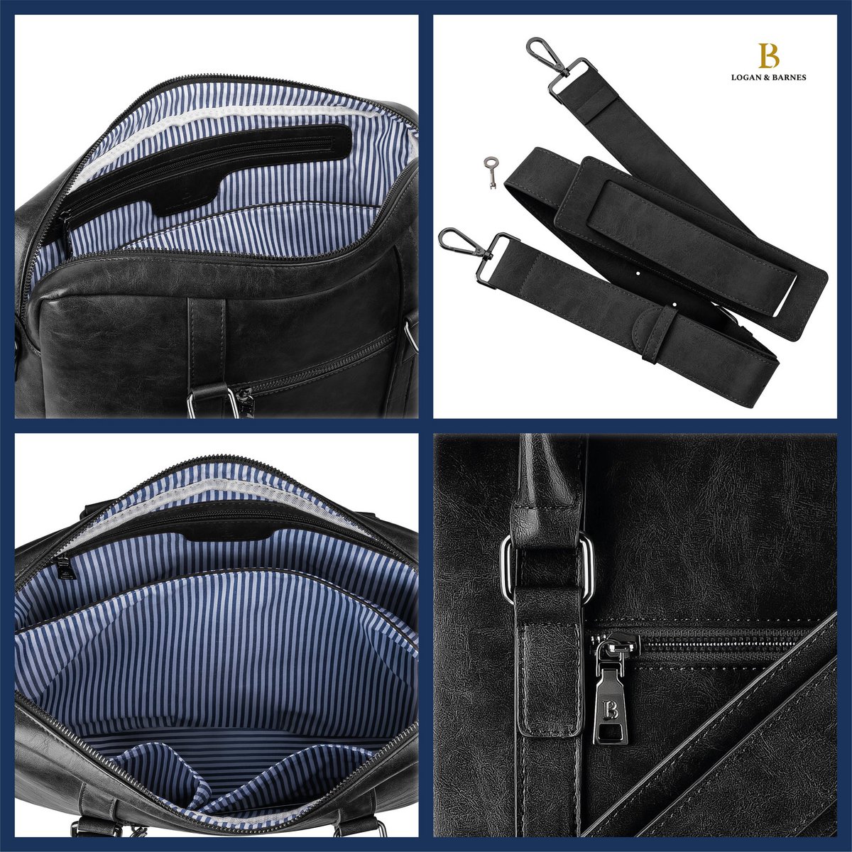 ROME - noir - mallette pour ordinateur portable