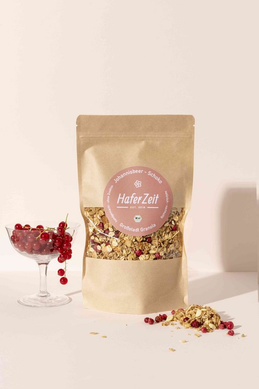 Granola al cioccolato e ribes nero biologico