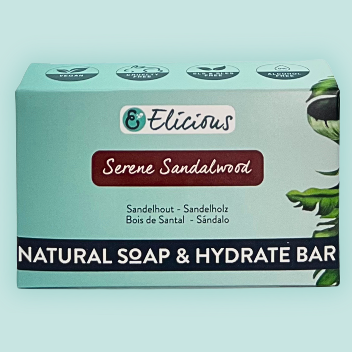 Ręcznie robione mydło naturalne Serene Drzewo Sandałowe 100g