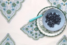 Tischdecke | Hindi-Blau