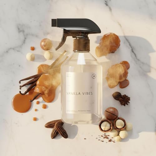 Vanilla Vibes Room Spray 500ml – Vanilla, Tonka Bean & Macadamia