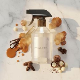 Vanilla Vibes Room Spray 500ml – Vanilla, Tonka Bean & Macadamia