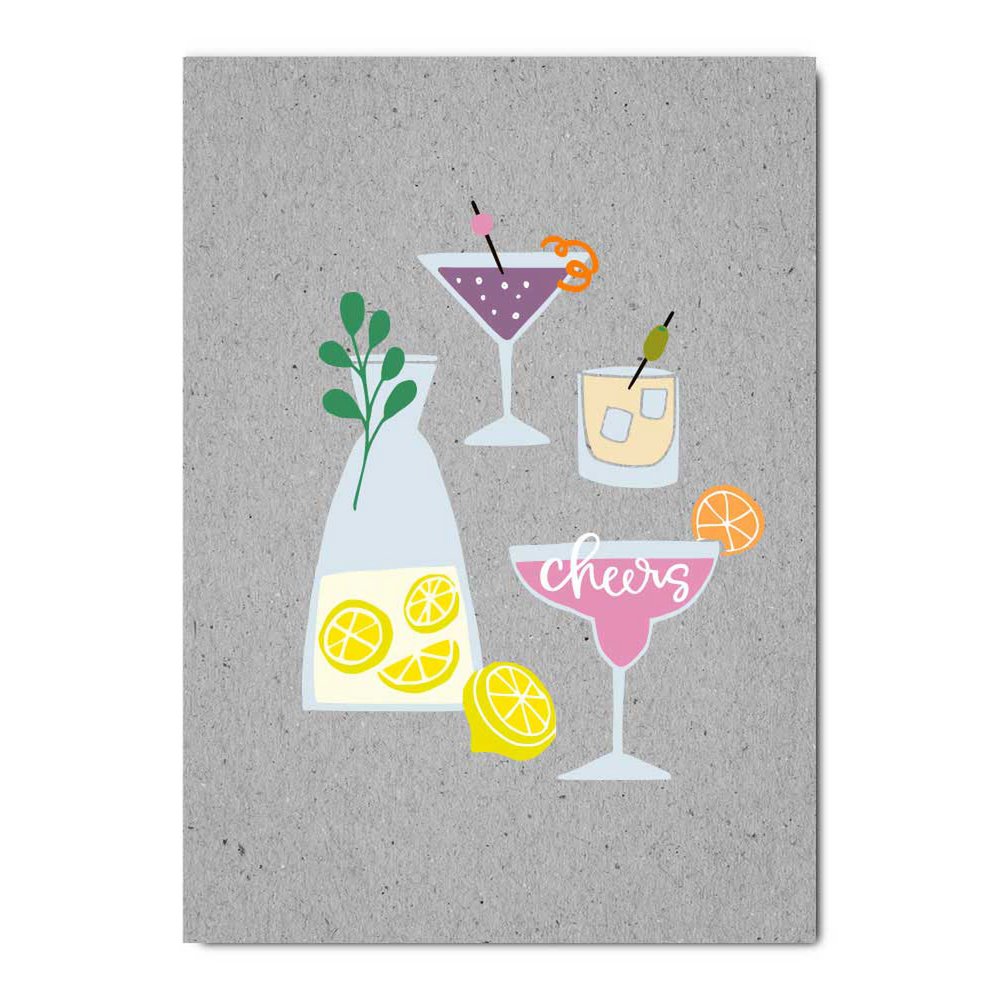 Cheers postcard