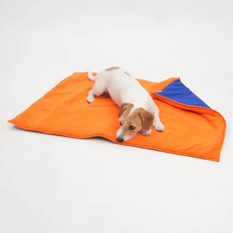 Reisematte Travel Mat Picknicker blau orange