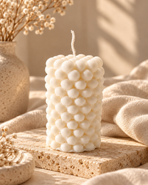 Bubbles L candle | rapeseed wax