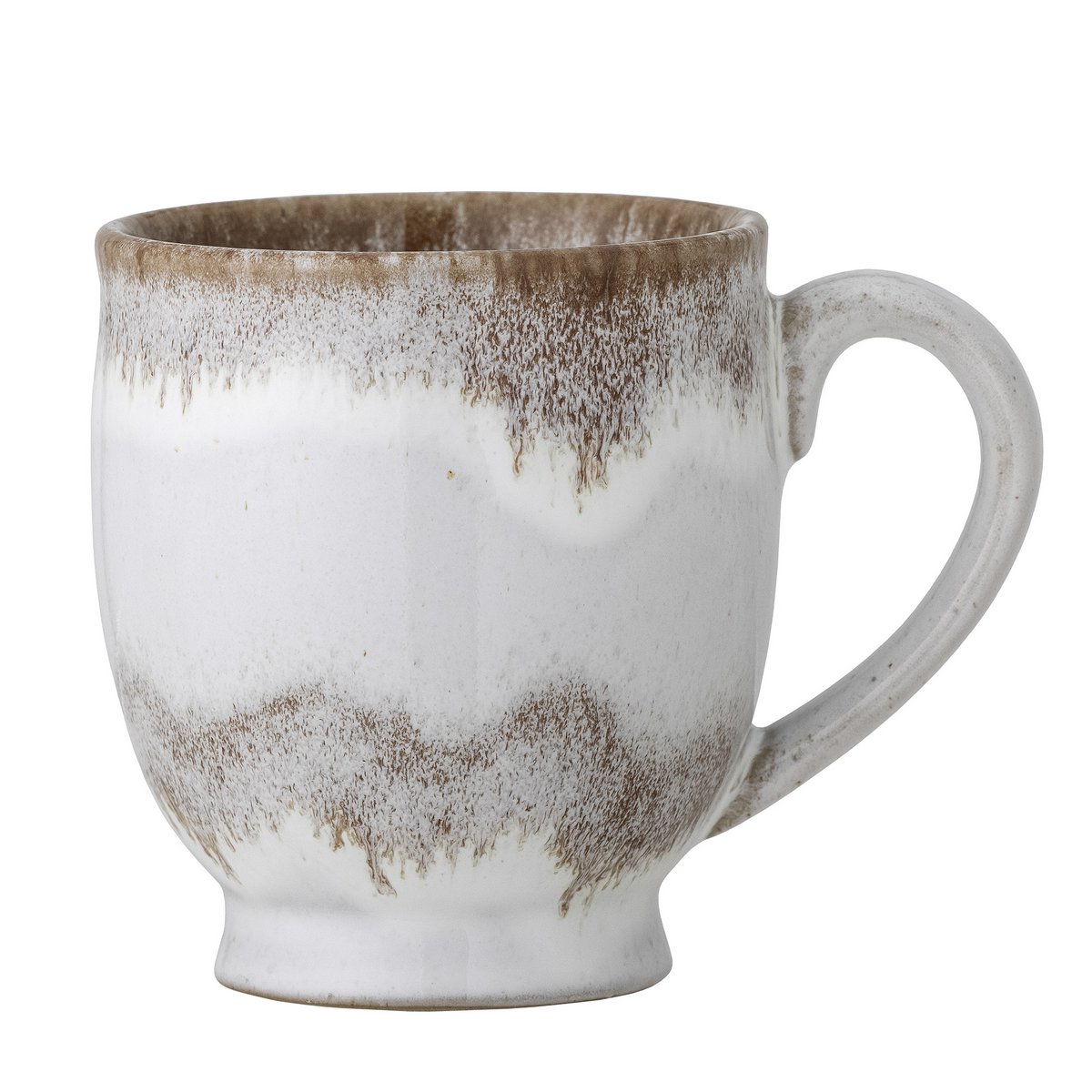 Jatoba-Becher, Grau, Steingut