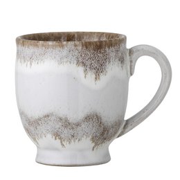 Jatoba-Becher, Grau, Steingut