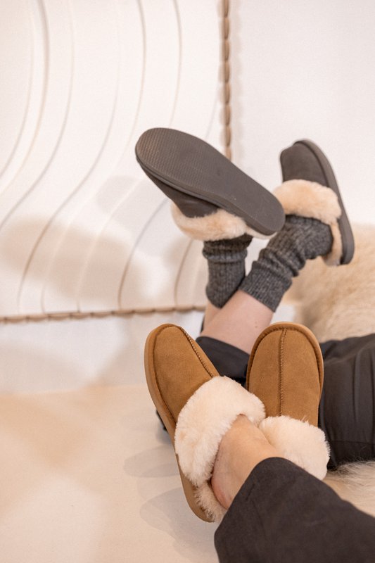 Pantofola Lumi | cammello | Taglia 37-43