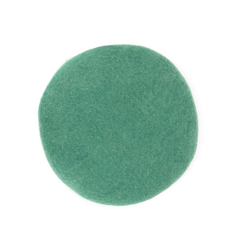 Sitzkissen Rund GR N aus FILZ, 100% Naturmaterial, 38 cm RUND viele Farben Pastel, Filz mit Woll-F llung, Fair Trade & Handarbeit aus Nepal