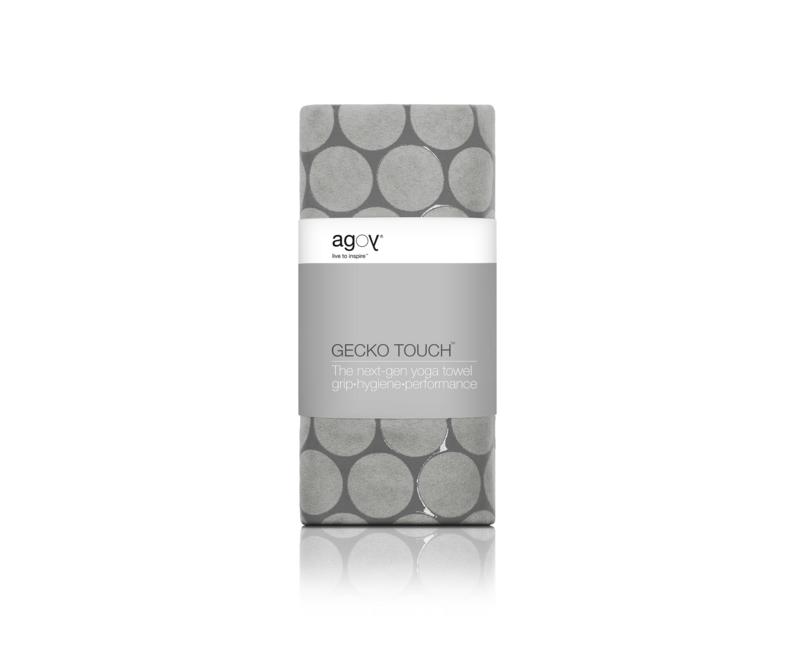 Asciugamano Gecko Touch Yoga - Grigio Luna