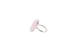 Starlight justerbar ring | Sølv Powder Pink