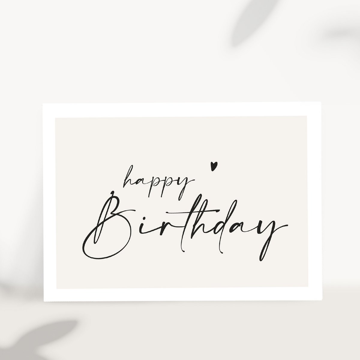 Verjaardagskaart – Happy Birthday (VE = 10 stuks)