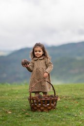 Abito Montana Camel Print