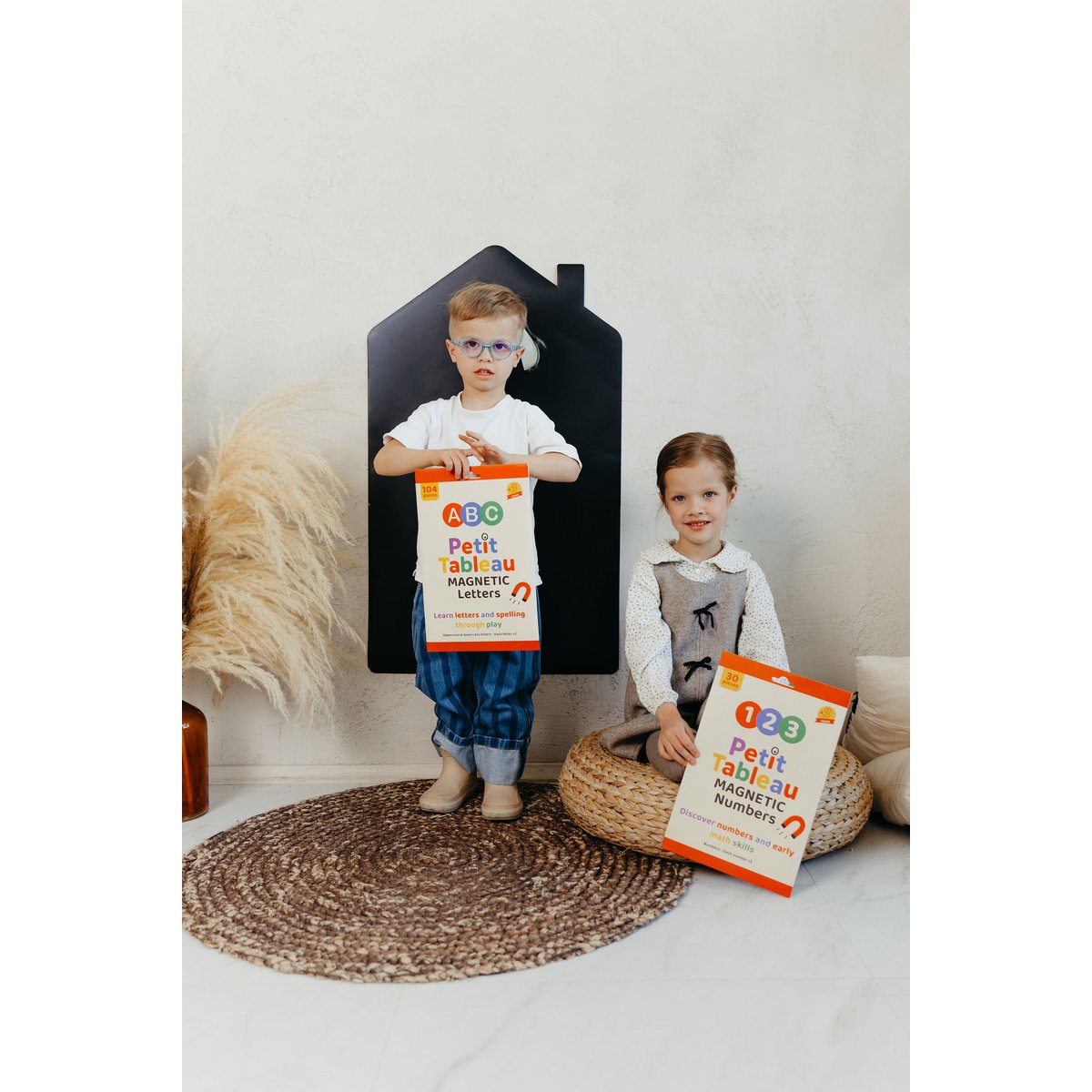Tableau magnétique pour enfants - Maison