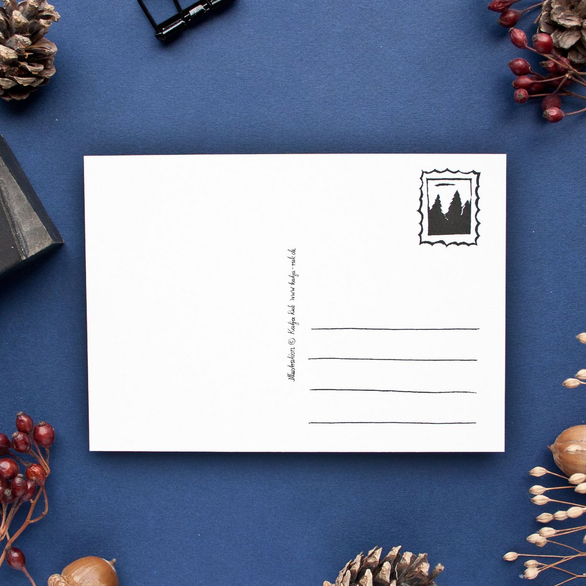 Christmas Card | fallow deer