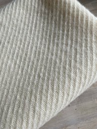 Wiegdeken wol - natural creme