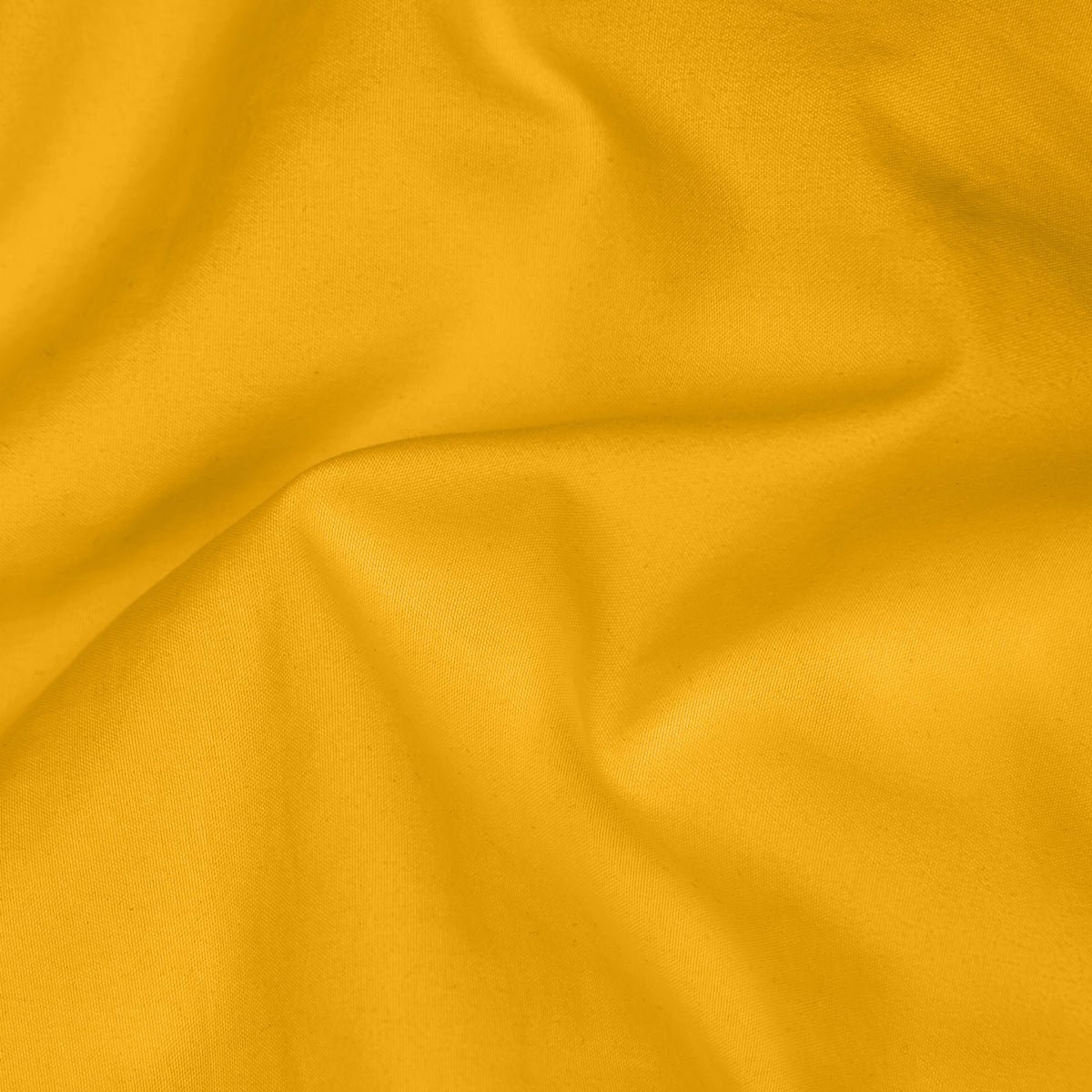 Drap-housse jaune en percale de coton Magda