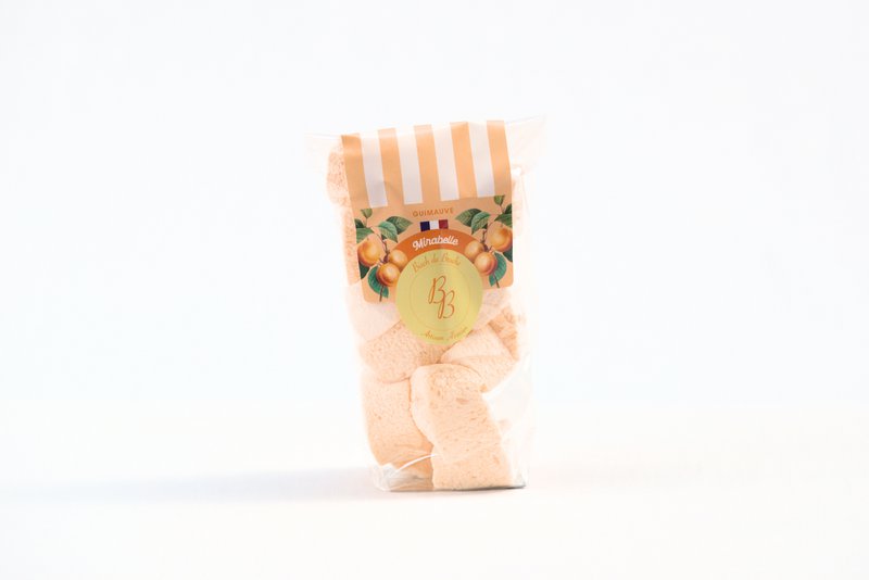Marshmallow artigianali con prugna mirabelle (sacchetto da 50g)
