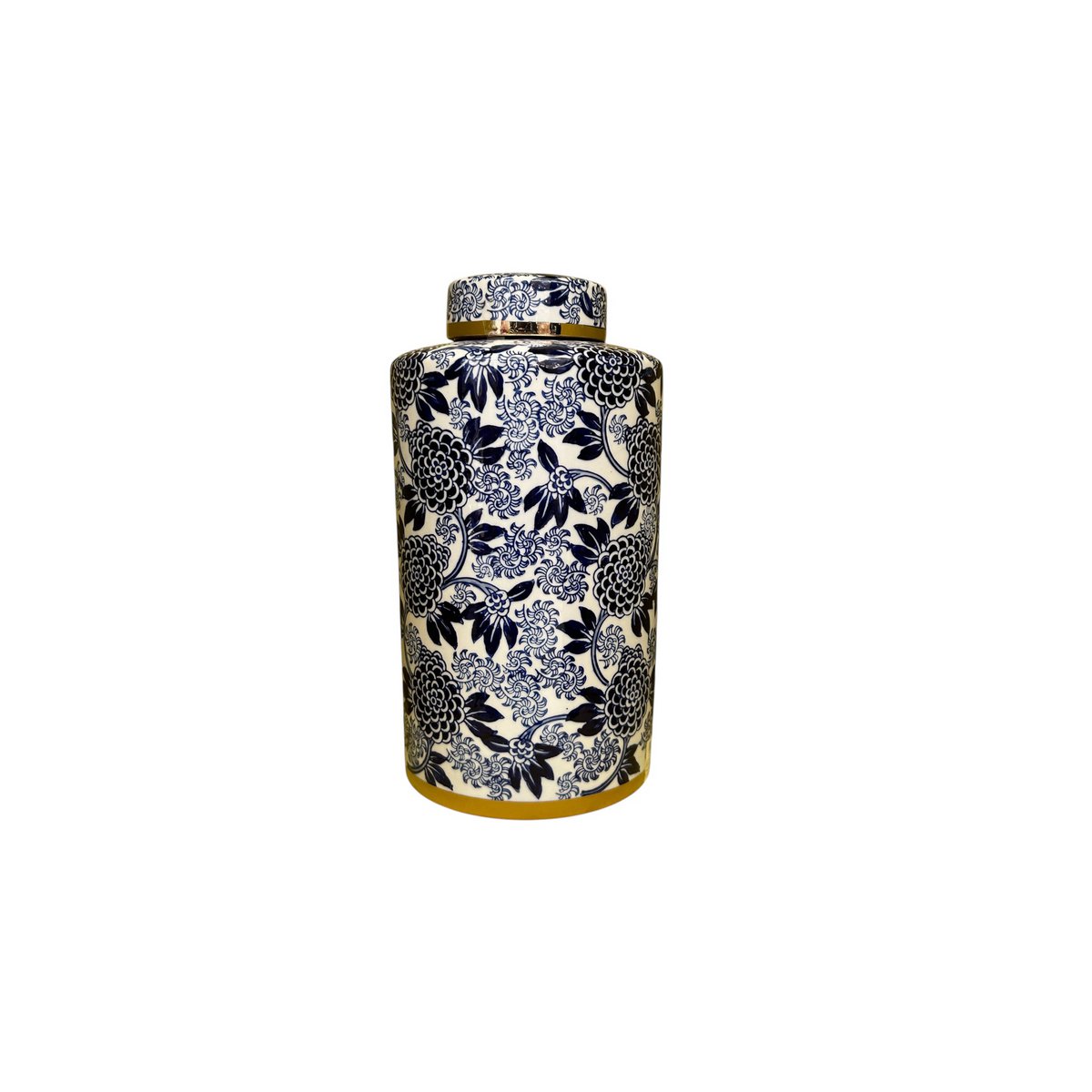 Florero de Porcelana Azul y Blanca (Para Cocina Hogar)