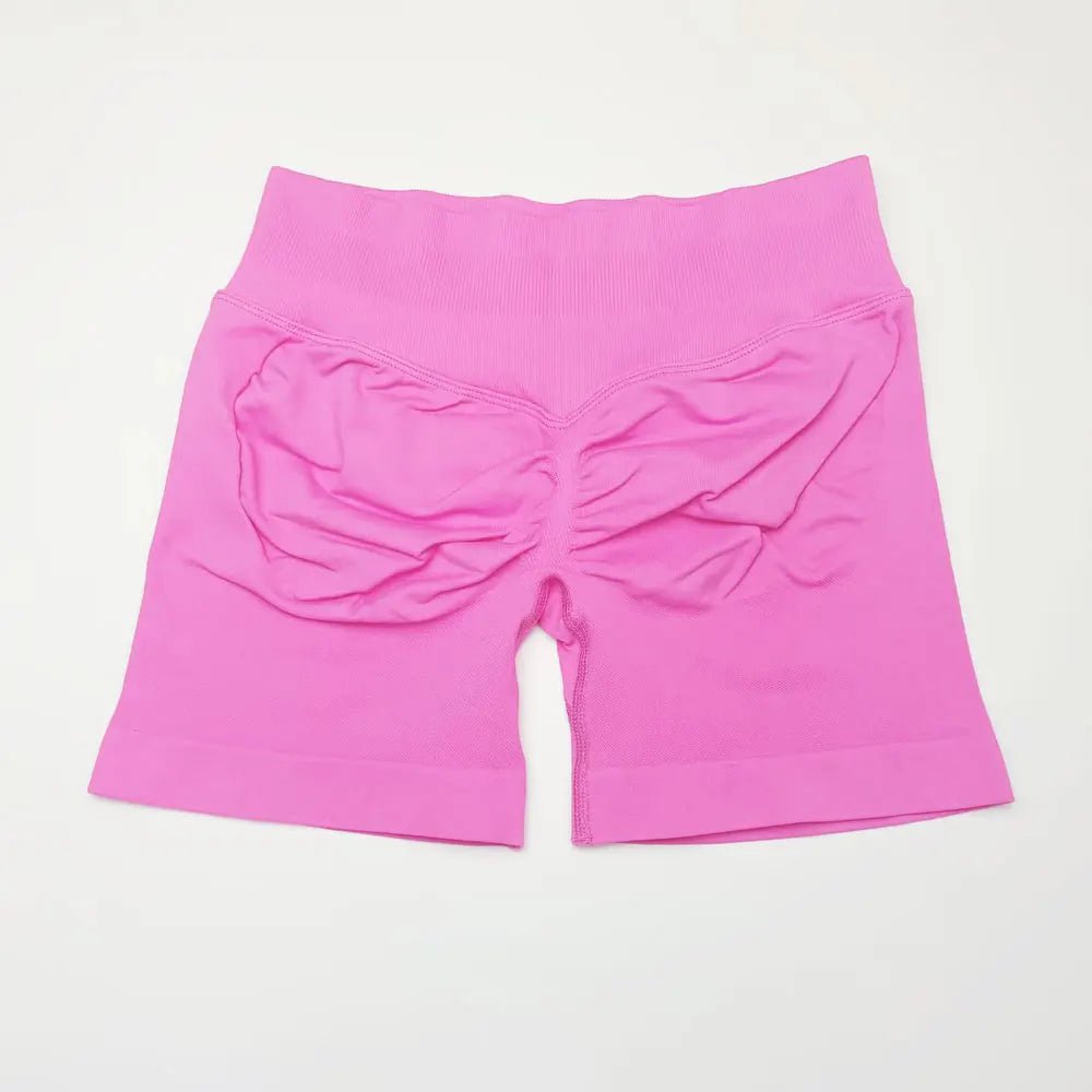 NCLAGEN Seamless Shorts 4.5" Gym Shorts Woman Scrunch Butt Fitness Sports Short Workout Seamless Leggings Running Yoga bottoms Copy
