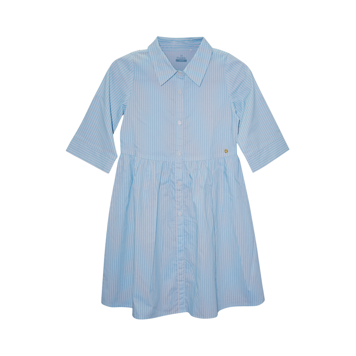 Meisjes Jurk "Starlight Blue" (Cotton Paper Touch Poplin)