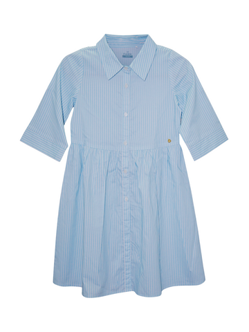 Meisjes Jurk "Starlight Blue" (Cotton Paper Touch Poplin)