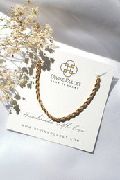 24K Twisted Rope Chain Necklace