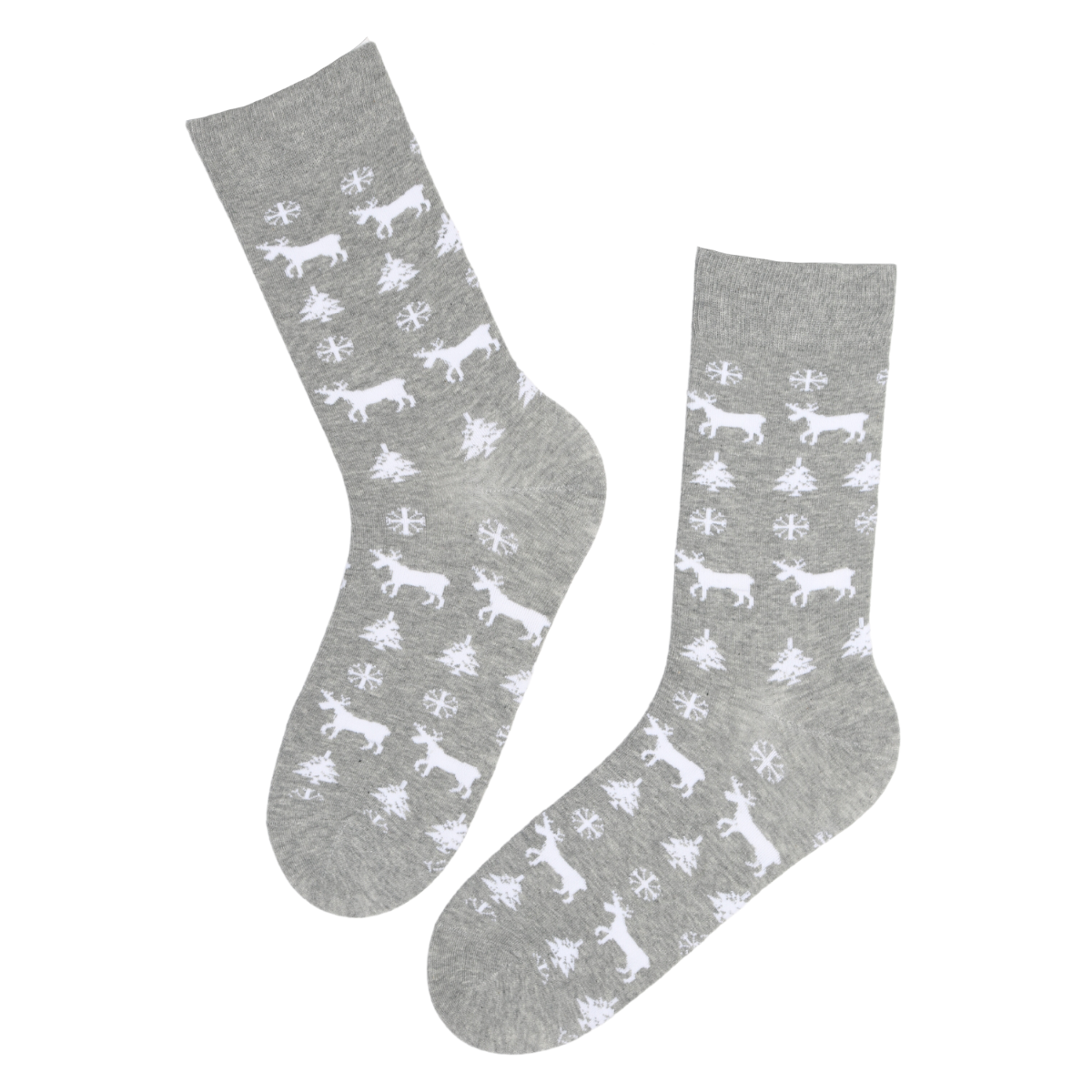 AILO chaussettes de Noël gris clair pour homme