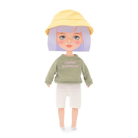 Soft toy, Sweet Sisters - Clothing set: Green Sweatshirt (35cm)