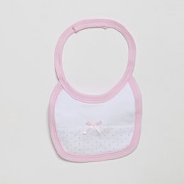 SET 4 STUKS (MUTS+HANDSCHOENEN+SLABBER+SOKKEN) VOOR NIEUWBORGEN (0-6 MAANDEN) - 100% KATOEN - MOD. ROZE