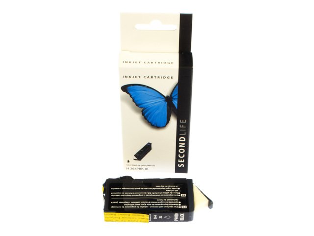 Cartouche SecondLife HP 364 PBK XL (photo noire)