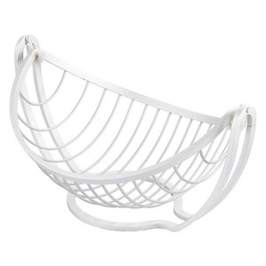 WEISSE ALUMINIUM-OBSTSCHALE _32X25X17CM CU82042