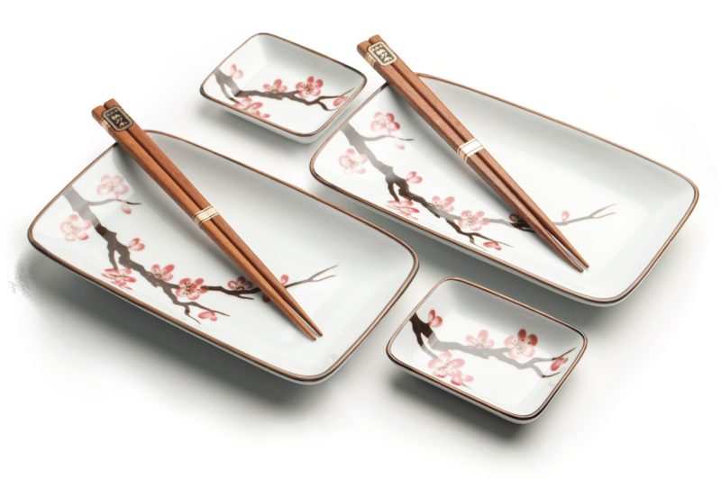 Edo Sushi Set Oriental Sakura, 2 pers., giftbox