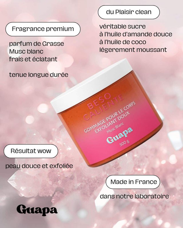 GUAPA Gentle Exfoliating Body Scrub - White Musk