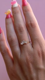 Rosy - Antik diamantklynge ring