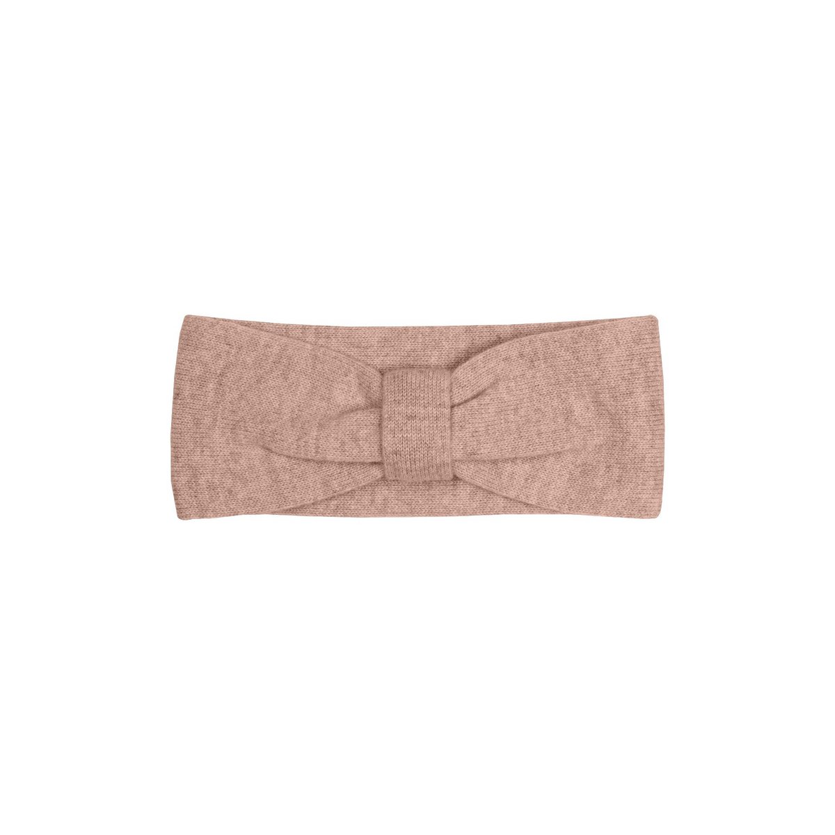 Strickstirnband für Kinder mit Band aus Merinowolle und Kaschmir