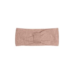 Strickstirnband für Kinder mit Band aus Merinowolle und Kaschmir