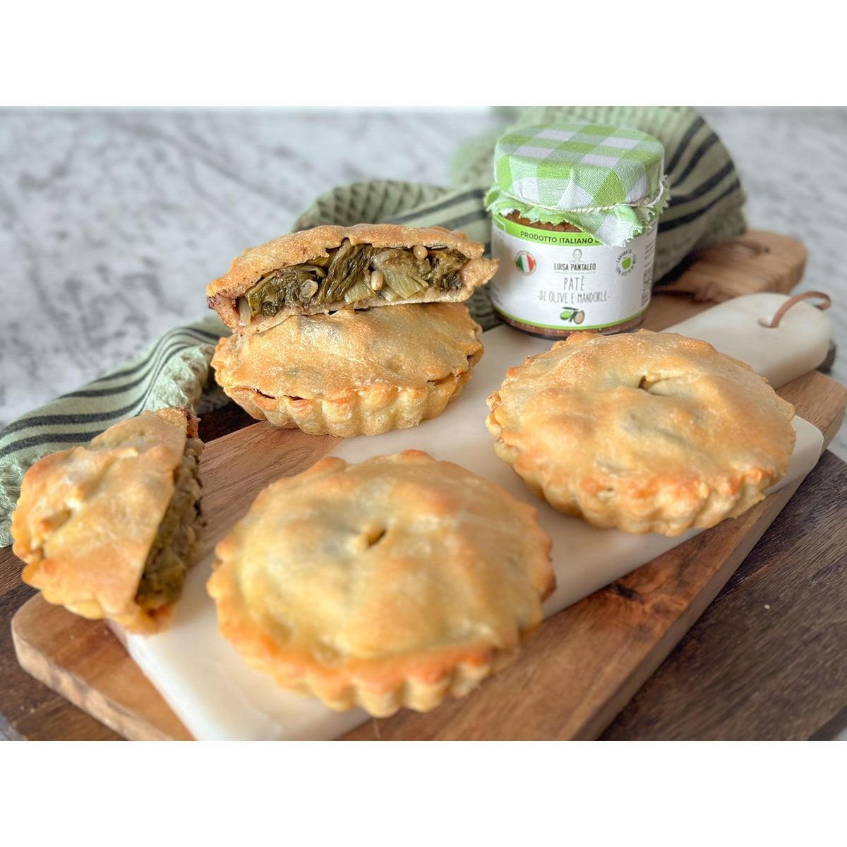 Luisa Pantaleo Pâté d'olives et d'amandes biologique, fabriqué en Italie