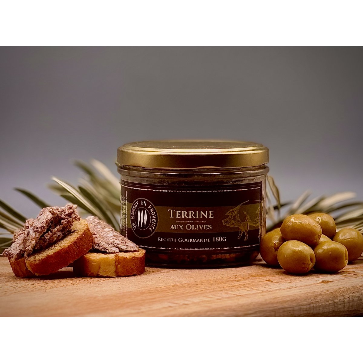 Olive Terrine 180g - A Mediterranean Aperitif with Character 🫒