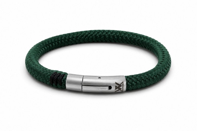 Pulsera de cuerda 6mm - Colección Ruyter | Edición plata