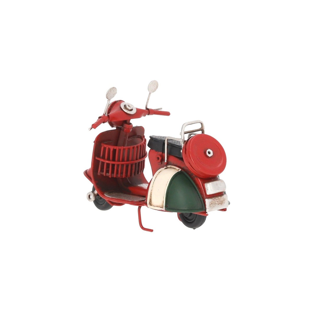 Rollermodell aus roter Dose 11x3x7 cm