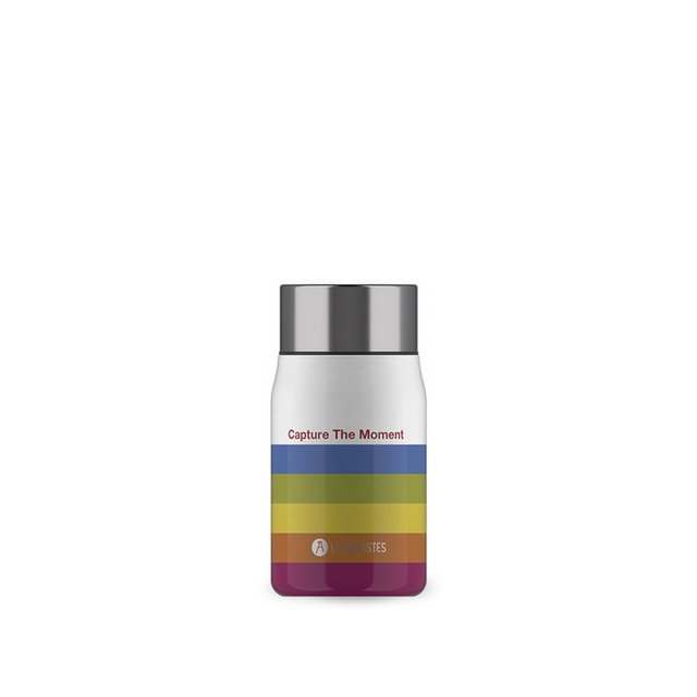 Food jar LAP 700ml isolated with spoon Camera