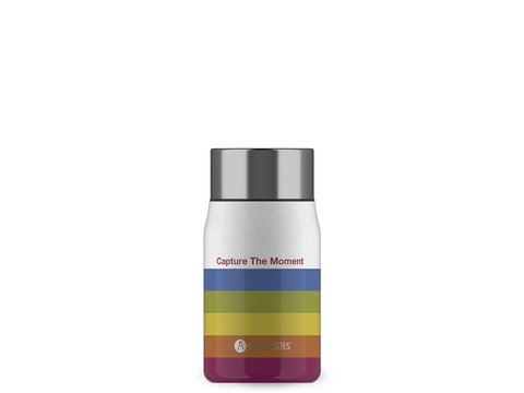 Food jar LAP 700ml isolated with spoon Camera