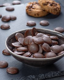 Biologische Keto Chocoladedruppels 56% | zonder toegevoegde suiker I 300g