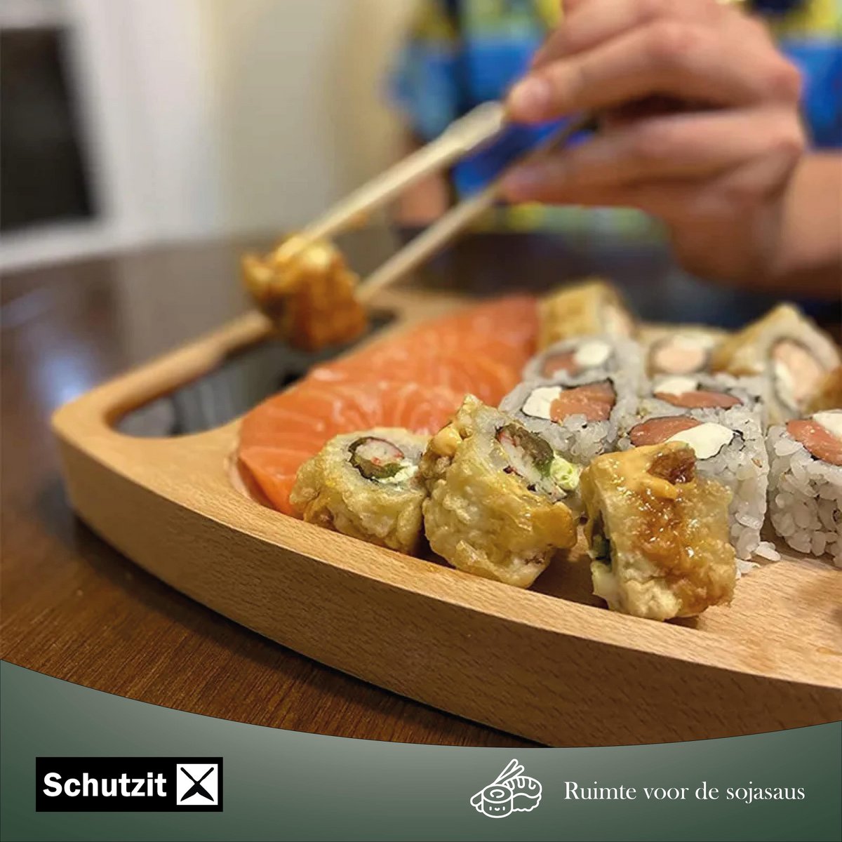 Sushi boot - Sushi Servies - Plank - Serveerschaal