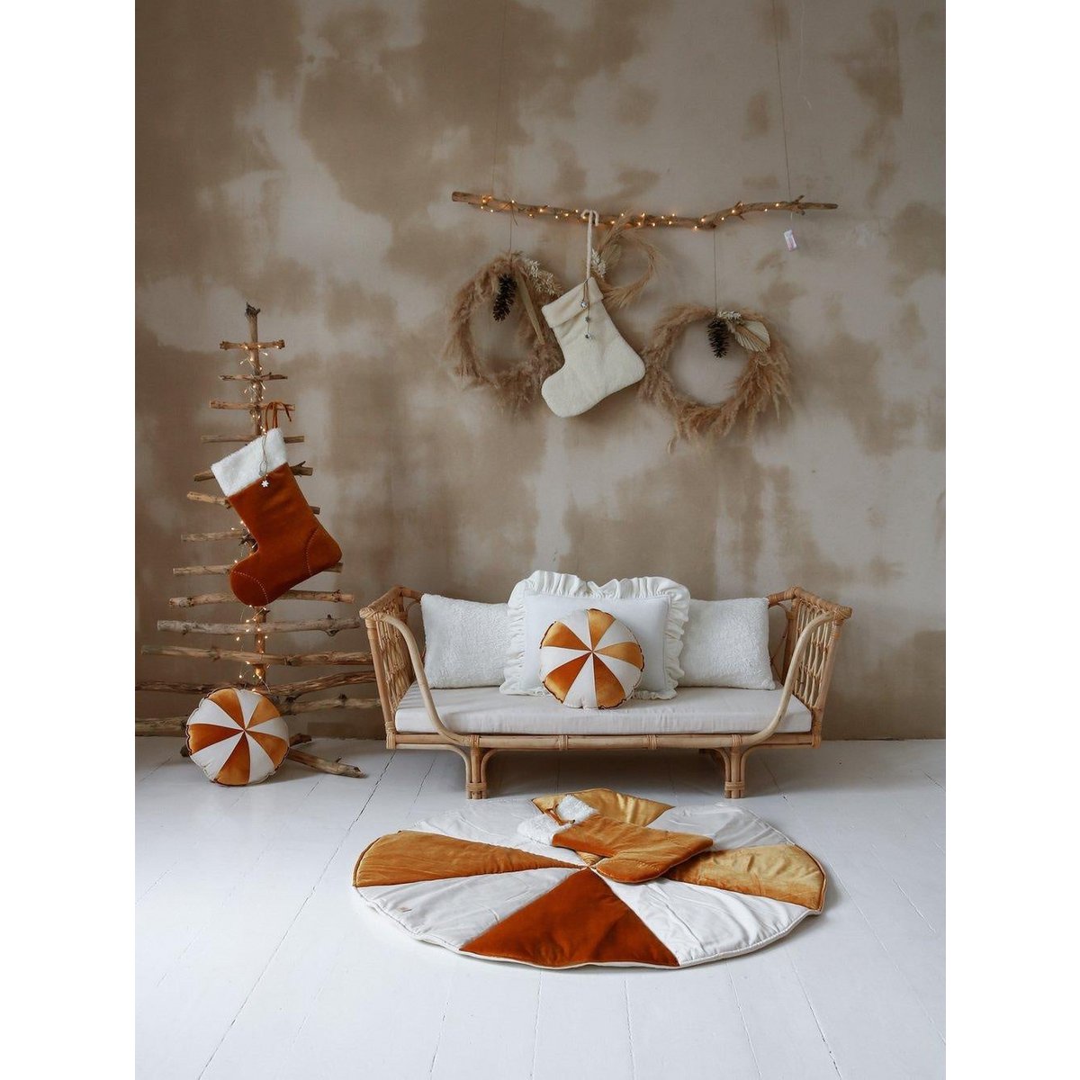 Chaussette de Noël « Bonbons d'Or »