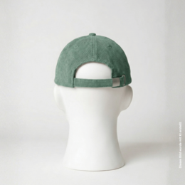 hej gutter Premiumcord Dad Cap - Grøn og creme