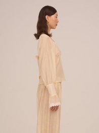 Crème Crush-blouse